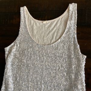 Jcrew Sequin Tank